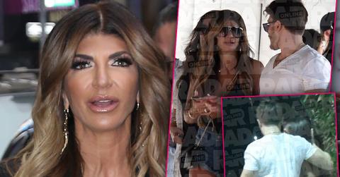 teresa giudice blake schreck refuses talk about cheating scandal rhonj