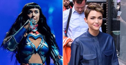 split image of Katy Perry and Ruby Rose