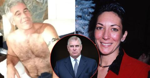 Photo of Andrew Windsor, Jeffrey Epstein and Ghislaine Maxwell