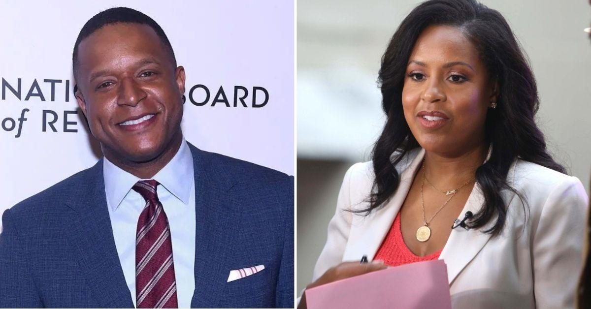 Split Photo of Craig Melvin, Sheinelle Jones