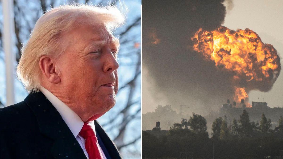 donald trump and explosion