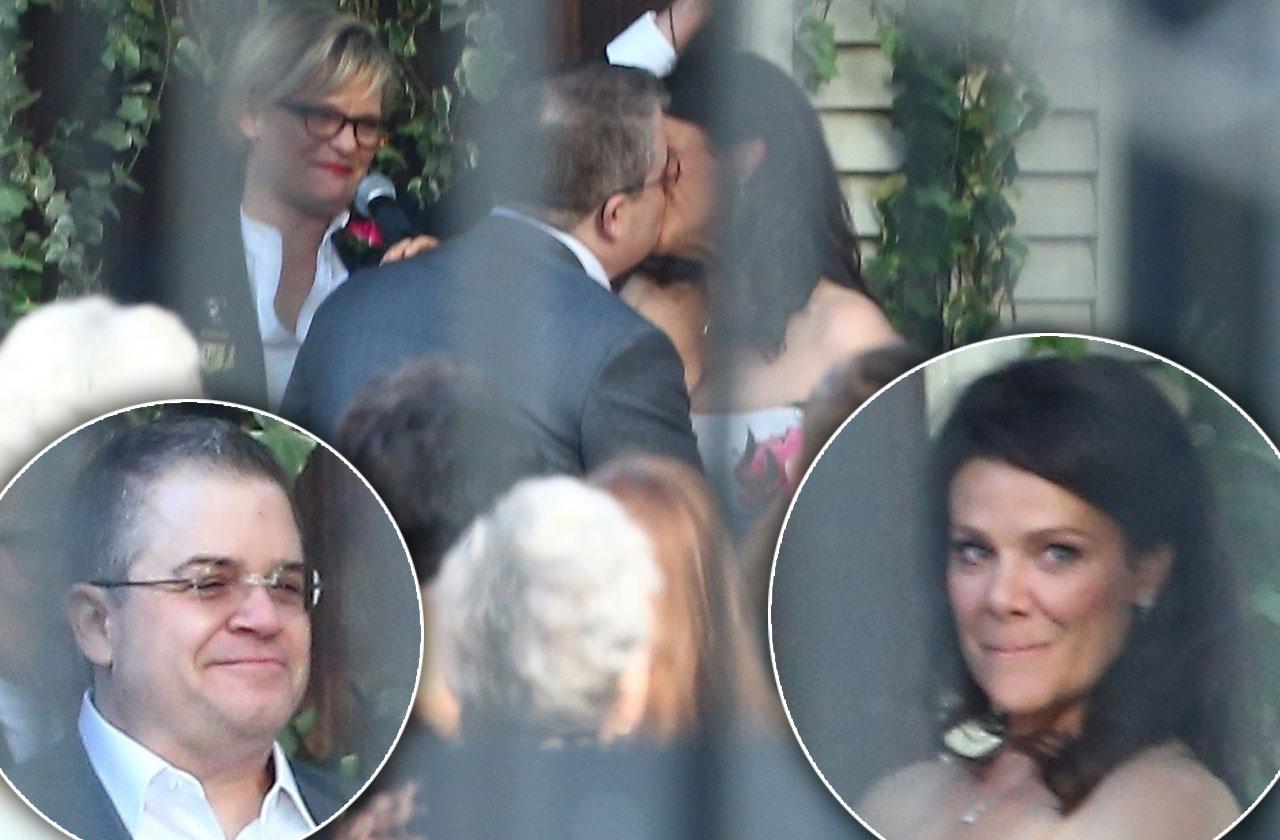 Patton Oswalt Meredith Salenger Wedding See The Sweet Photos