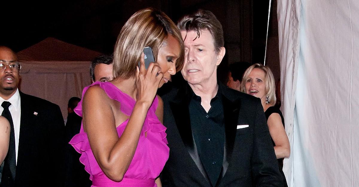 Photo of Iman and David Bowie