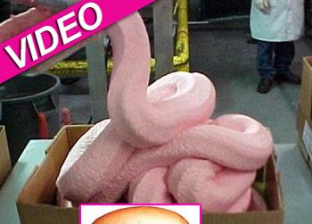 //pink slime meat burgers