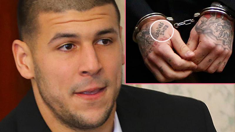 Inked In The Clink: Accused Triple-Murderer Aaron Hernandez Gets Prison Tattoo