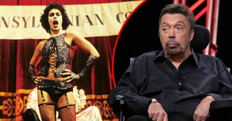 Tim Curry was confined to his bed for much of the time after his 2012 stroke.