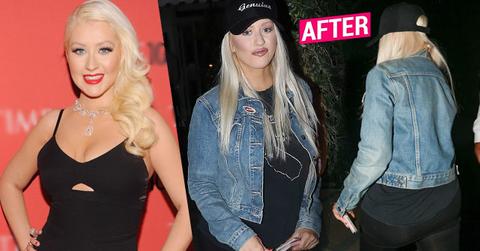 christina aguilera weight gain plastic surgery lips