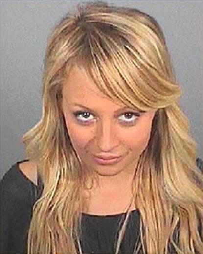 //nicole richie mug shot