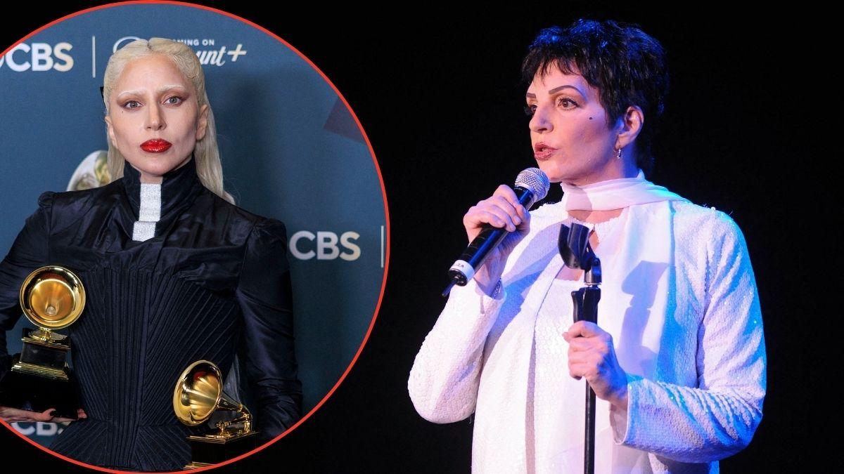 Photo of Liza Minelli and Lady Gaga