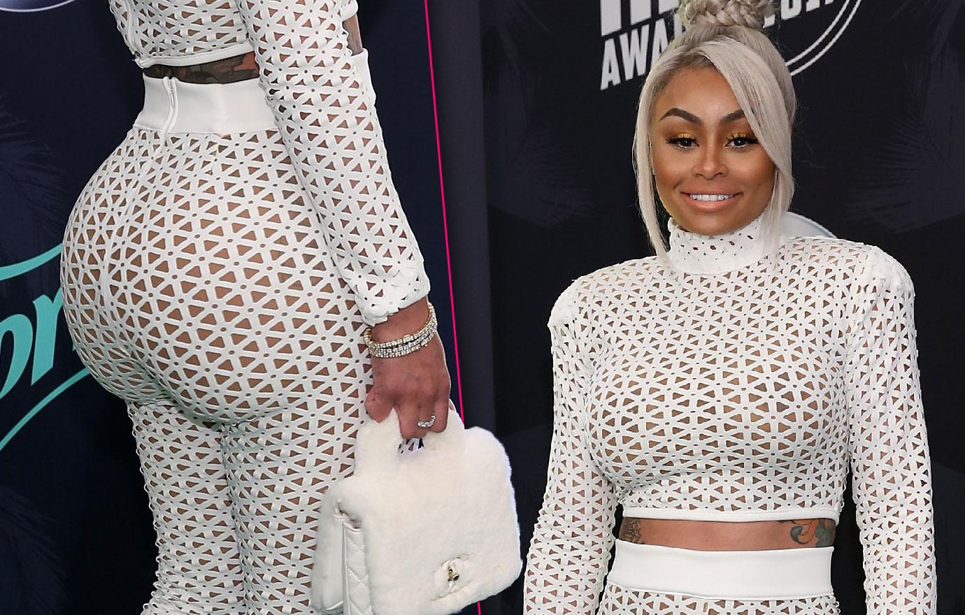 Blac Chyna Flaunts Curves At BET Awards In Miami