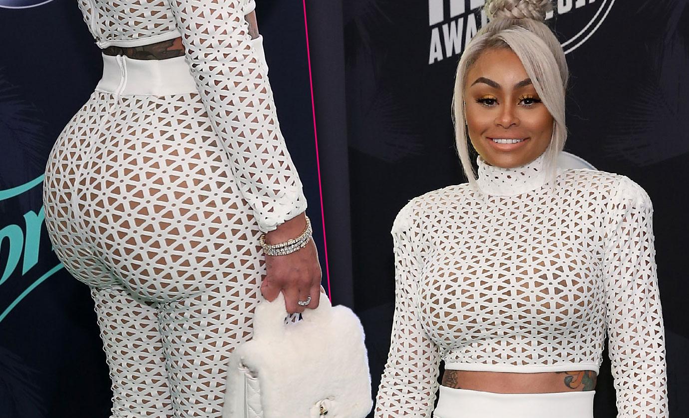 Blac Chyna Flaunts Curves At BET Awards In Miami