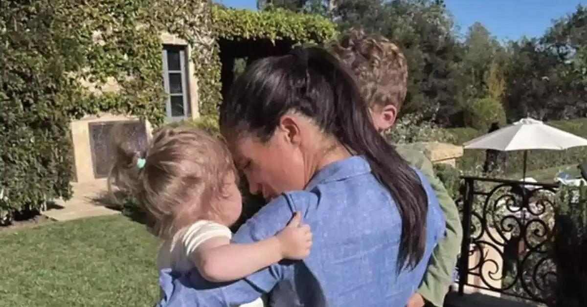 Photo of Meghan Markle, Archie and Lilibeth