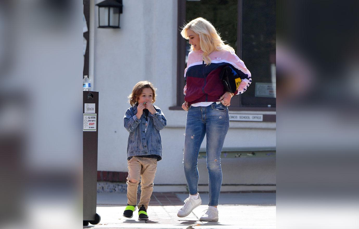 Gwen Stefani Spends Time With Son Apollo