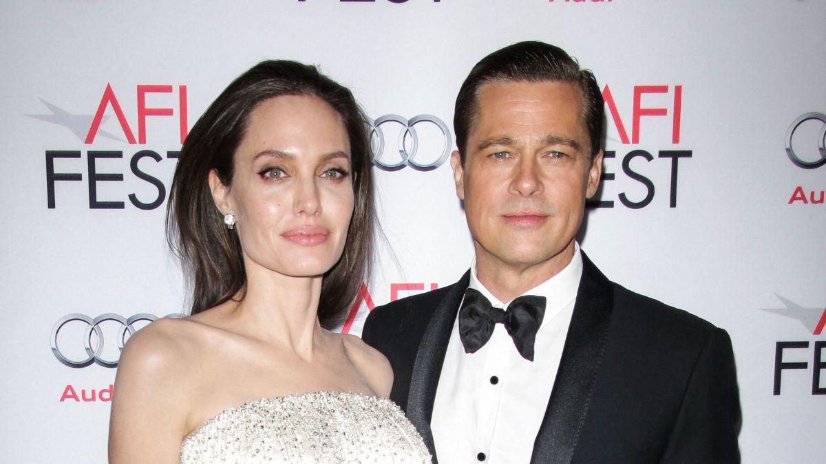 A photo of Angelina Jolie and Brad Pitt