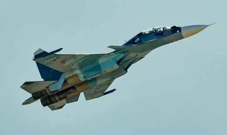Putin Jet In Flight Putin's $50M Fighter Jet Plunges Into Black Sea After Being Shot Down ...