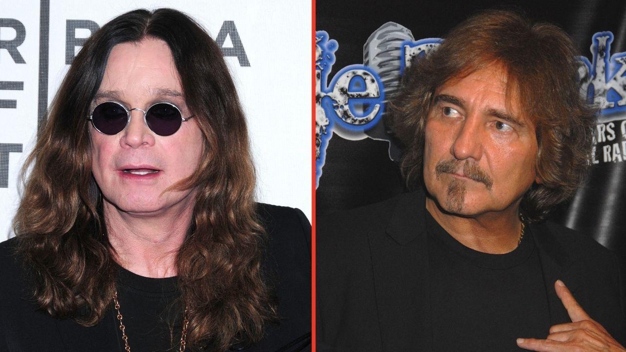 Split photo Ozzy Osbourne and Tony Iommi