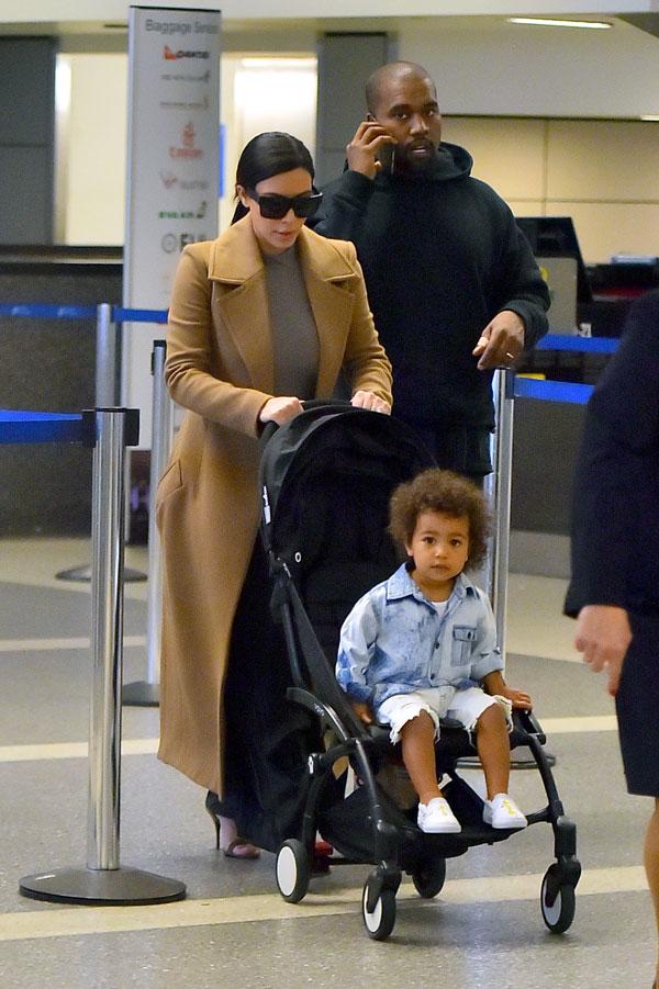 Kim Kardashian North West Curly Hair Kanye West Natural