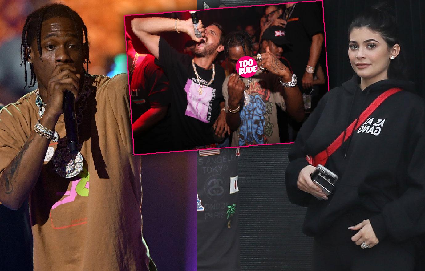 ylie Jenner Pregnant Travis Scott Performs Parties With Scott Disick