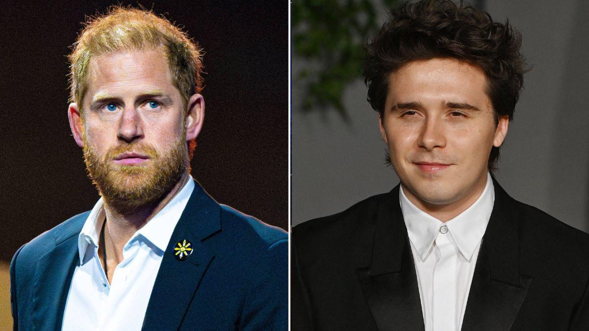 Photo of Prince Harry and Brooklyn Beckham