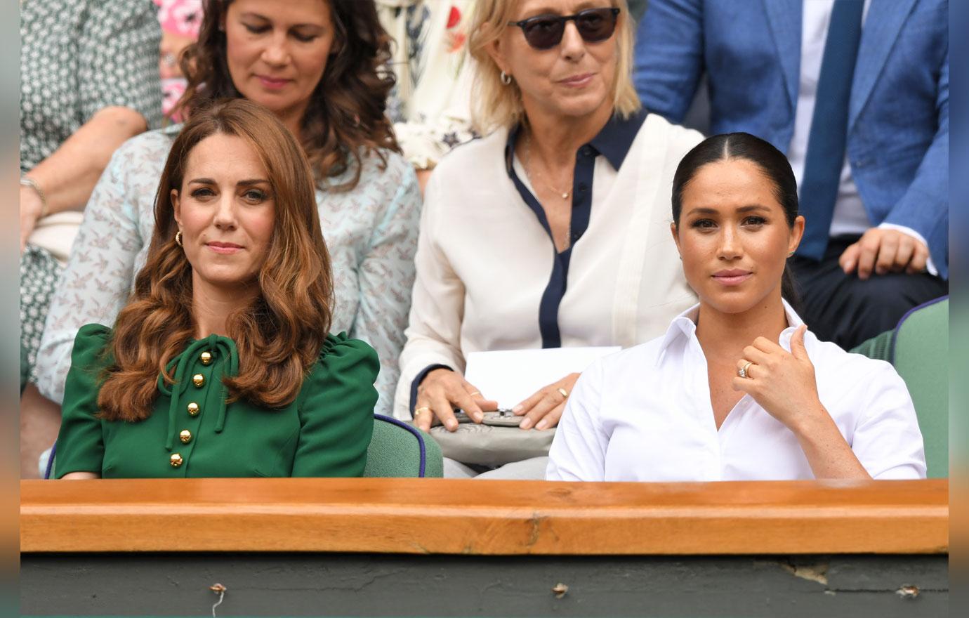 Meghan And Kate Try To Bury Feud Rumors Wimbledon