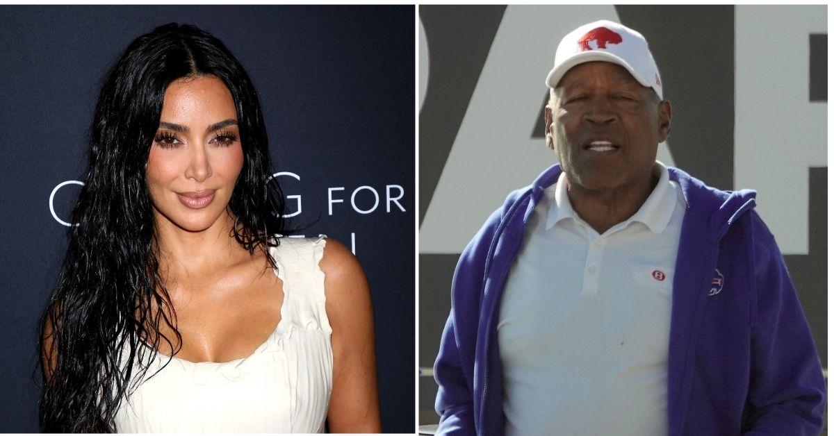 Photo of Kim Kardashian and OJ Simpson