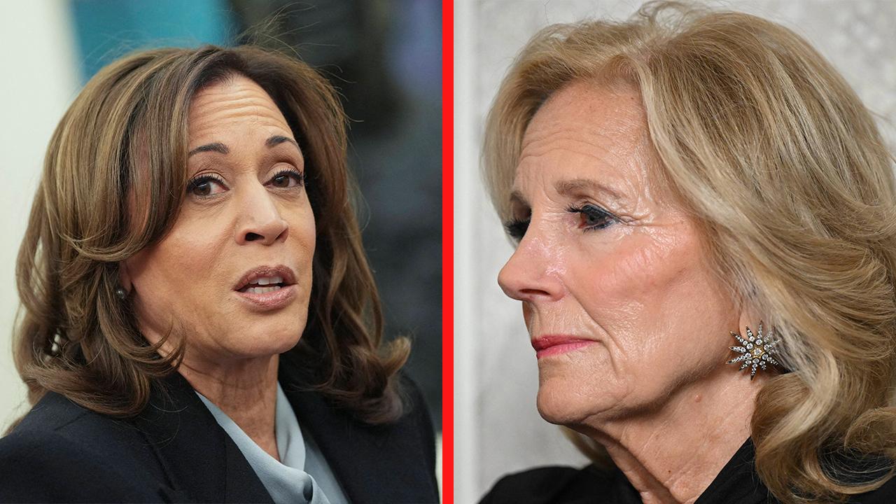 Photo of Kamala Harris, Jill Biden