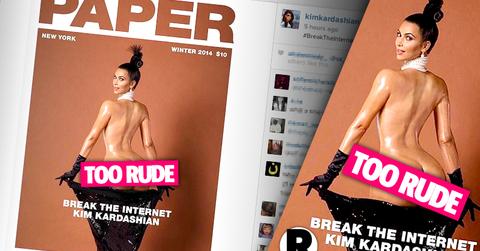 //kim kardashian naked butt nude paper magazine pp sl
