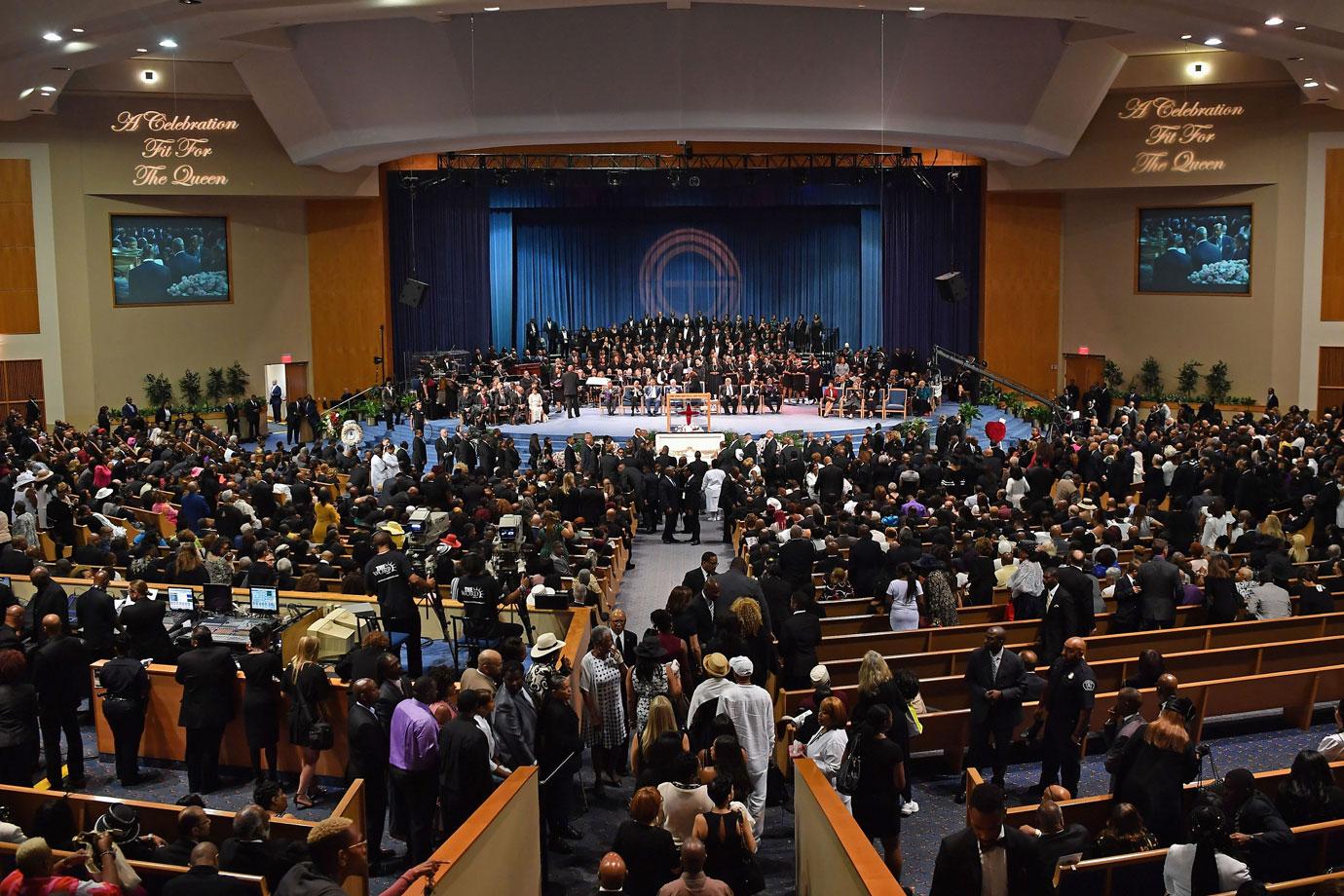 //Aretha Franklin Funeral Photos