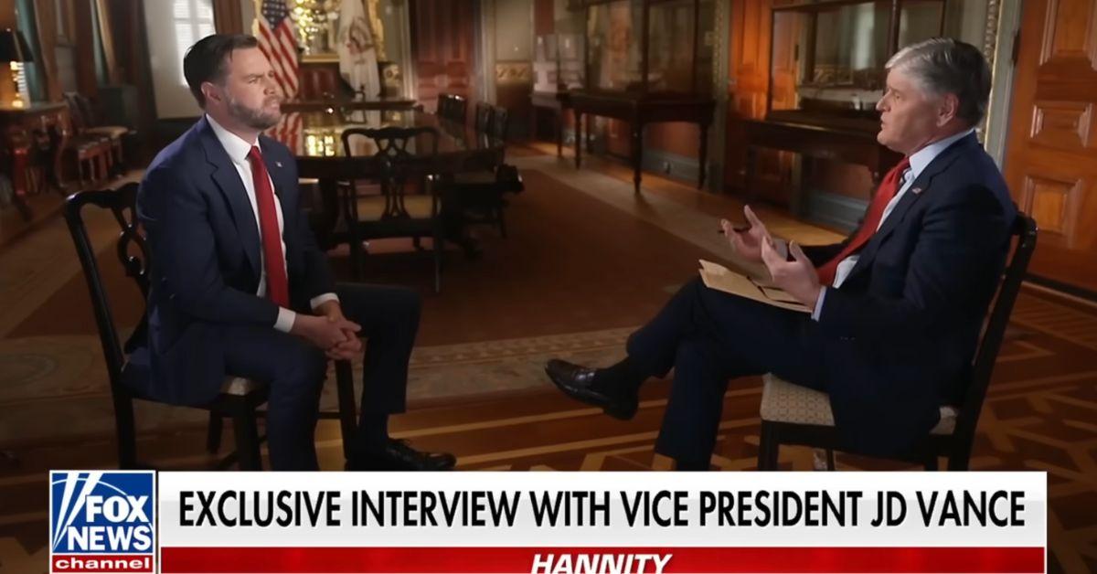 Photo of JD Vance and Sean Hannity
