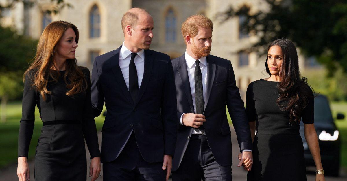Photo of Meghan Markle, Prince Harry, Prince William and Kate Middleton