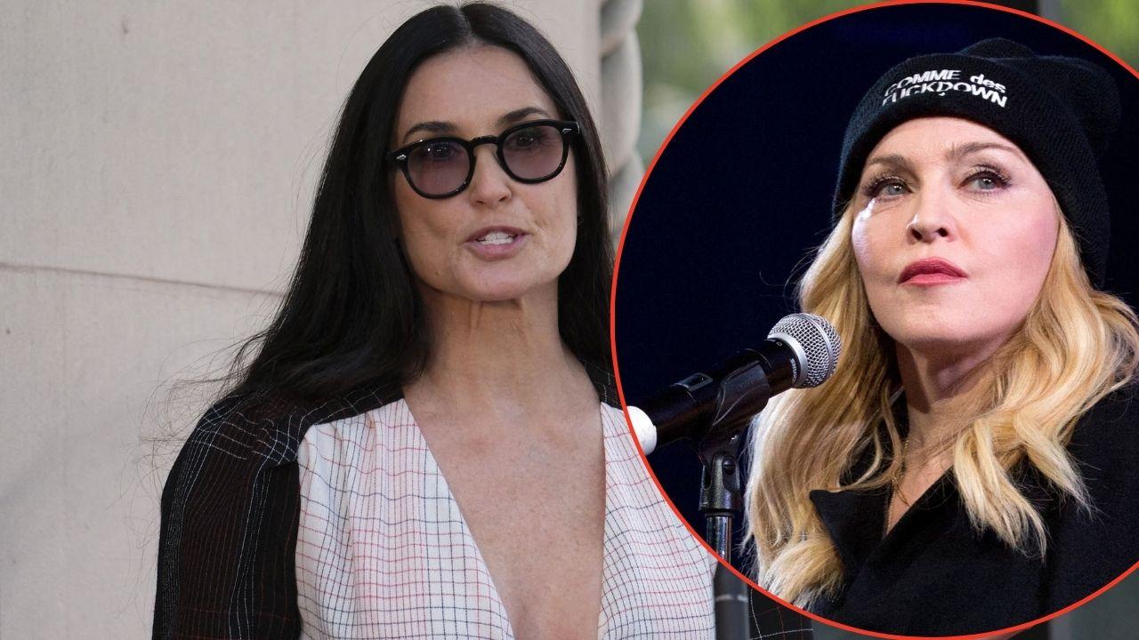 Photo of Demi Moore and Madonna