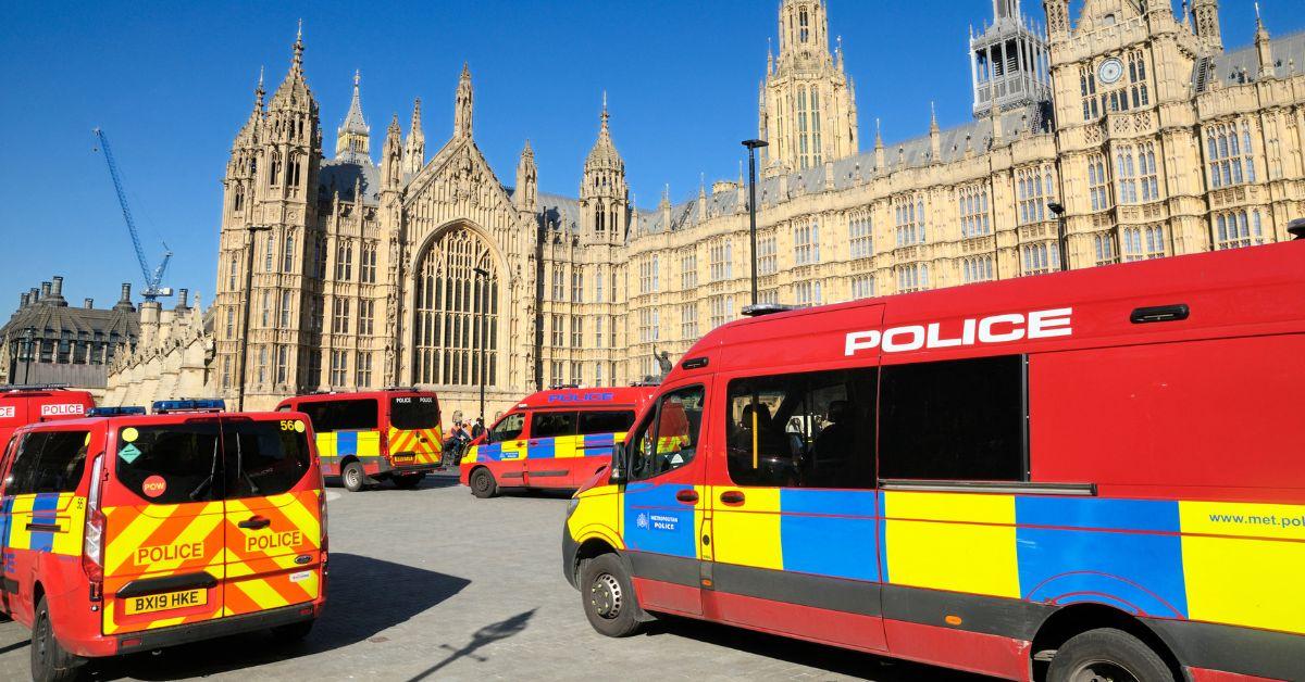 Photo of Met Police vans
