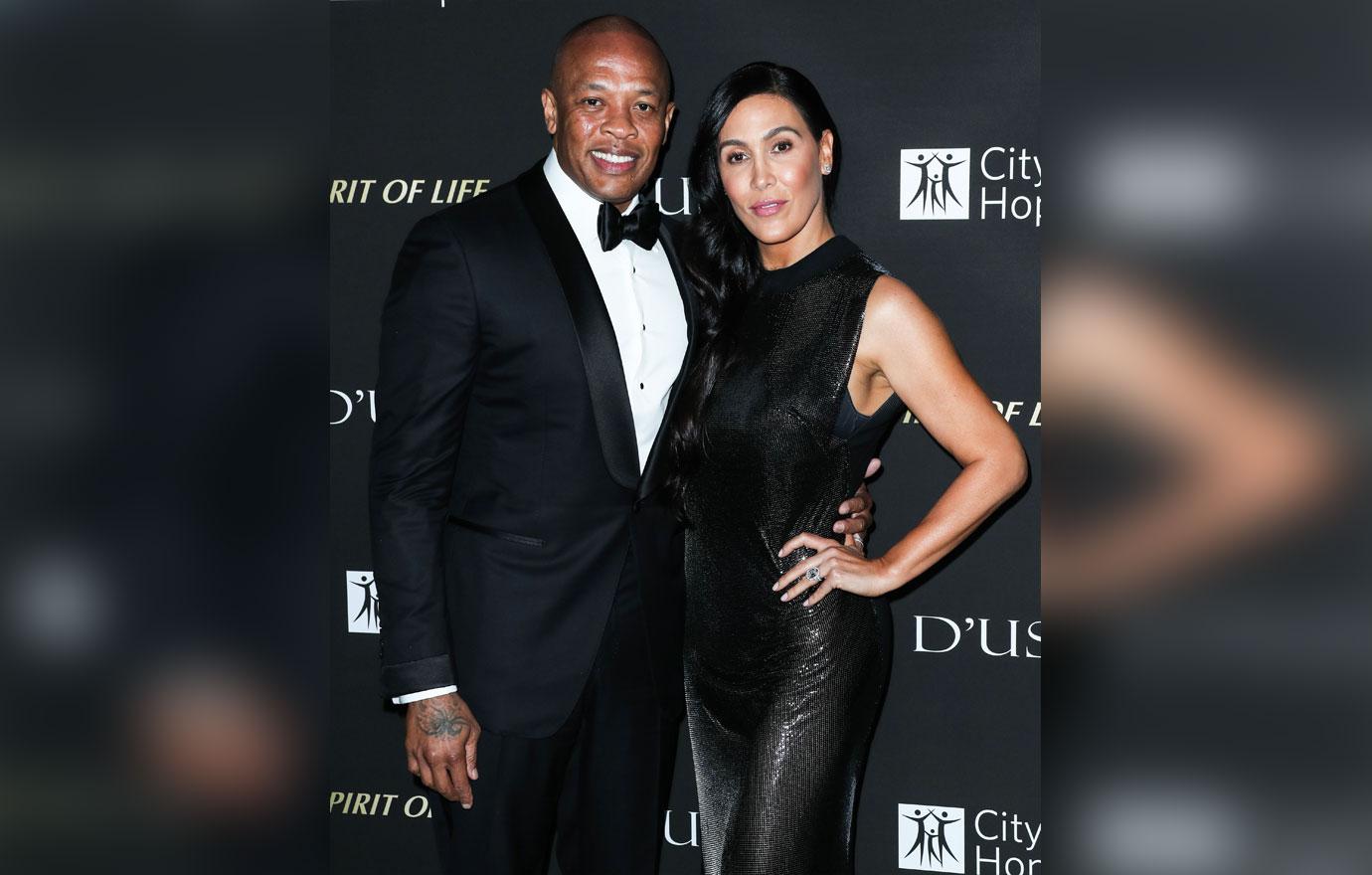 dr dre ex nicole young reach agreement messy divorce battle