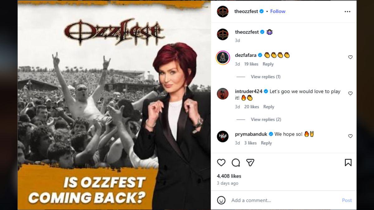 Phot of an ozzfest post