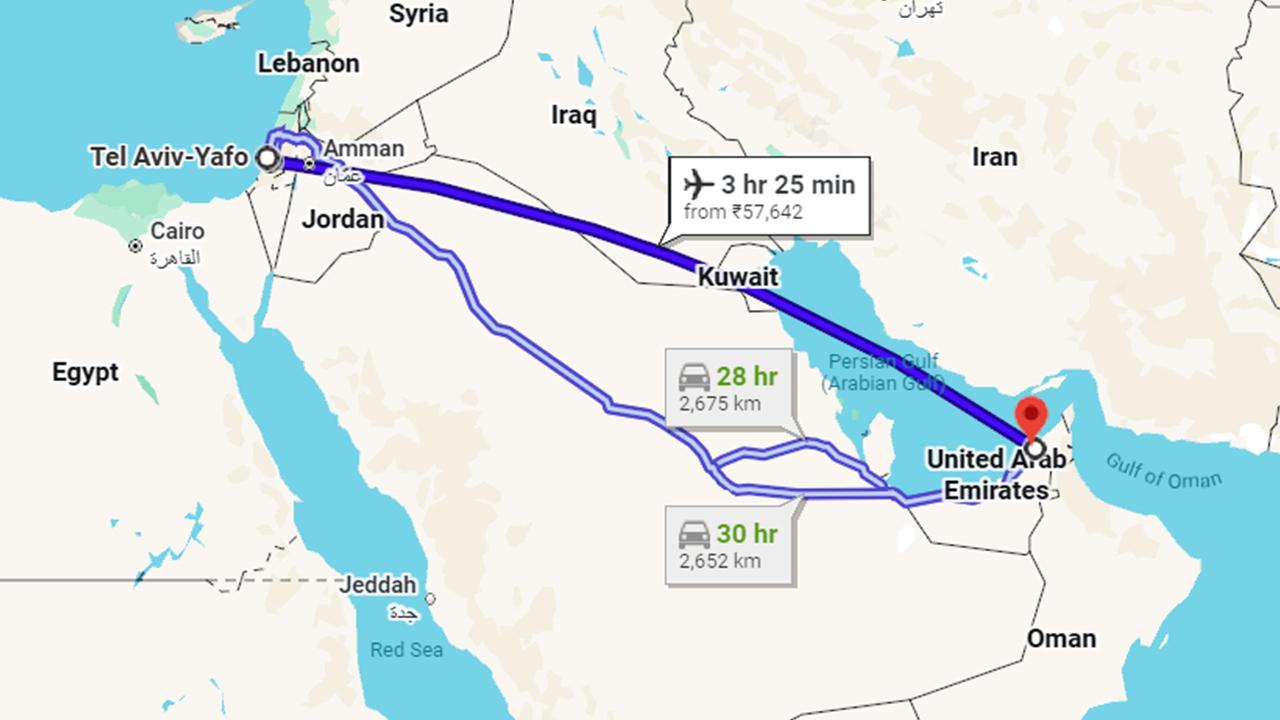 The plane was headed from Dubai to Tel Aviv.