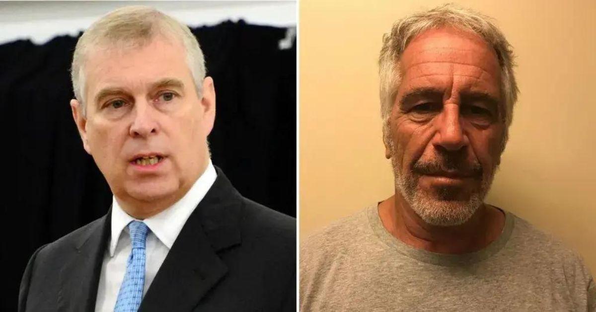 Composite photo of Prince Andrew, Jeffrey Epstein.