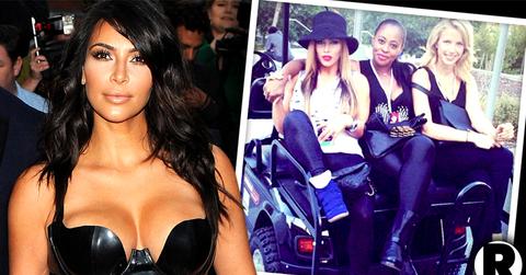 //kim kardashian cause backstage ruckus rival corman ortega kicked out vip la music festival pp sl