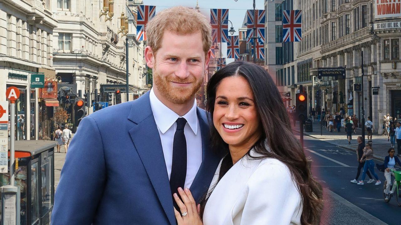 Photo of Prince Harry and Meghan Markle