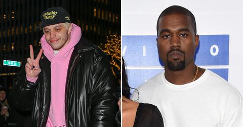 pete davidson hires extra security kanye west threats kim kardashian pp