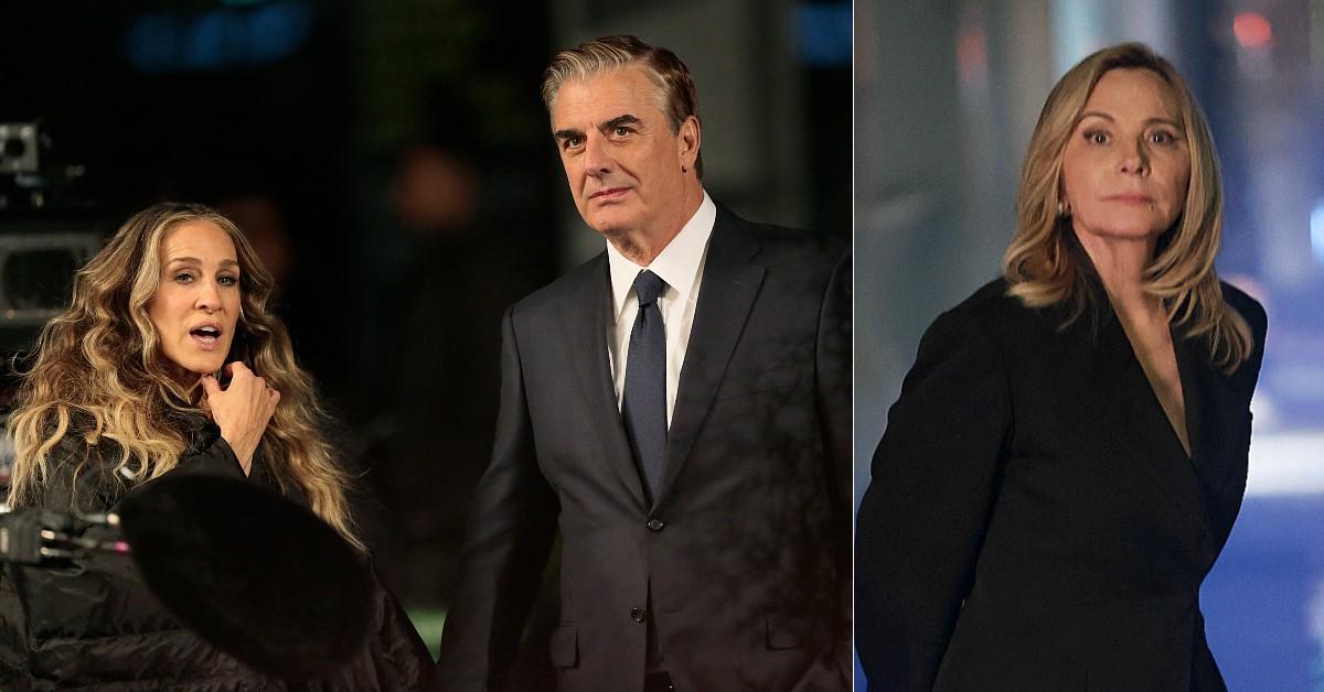 Photo of Chris Noth, Sarah Jessica Parker and Kim Cattrall