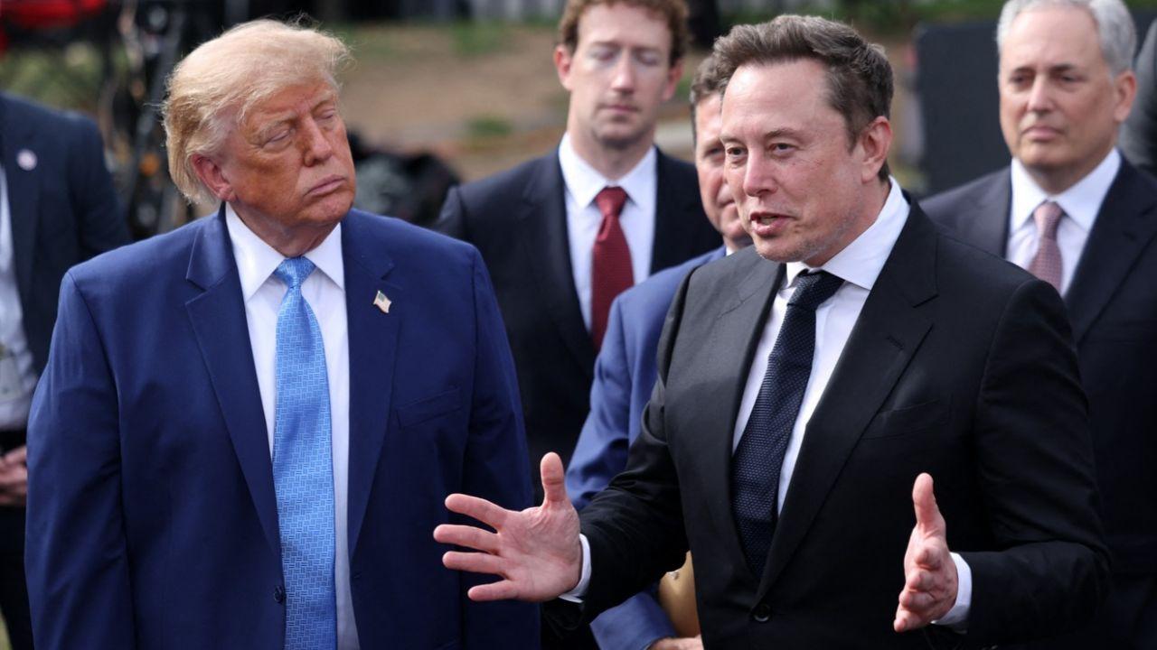 Photo of Donald Trump and Elon Musk