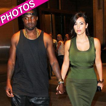 Kim Kardashian & Kanye West: No Sleeves, No Problem!