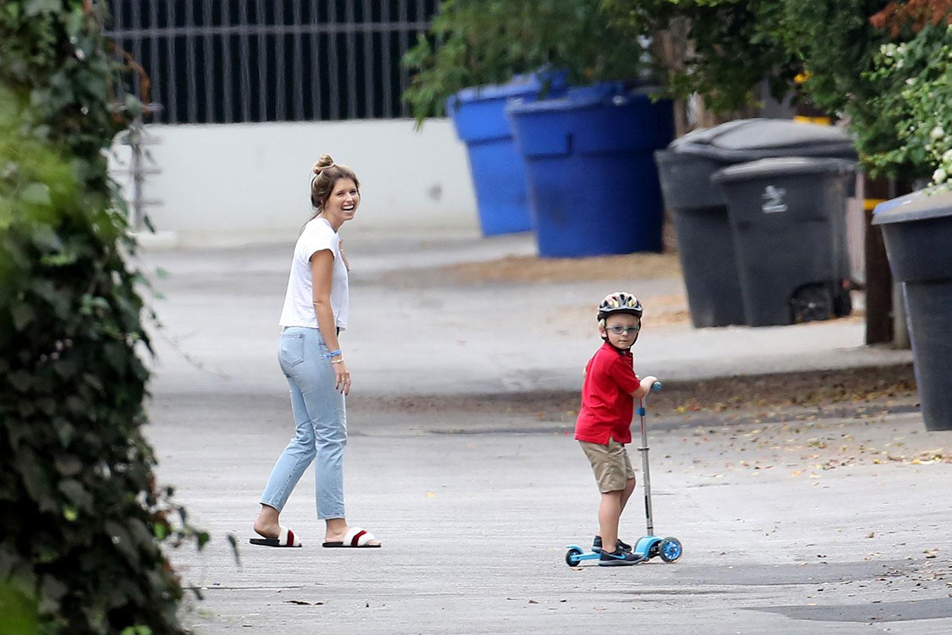 Katherine Schwarzenegger With Chris Pratt’s Son Jack