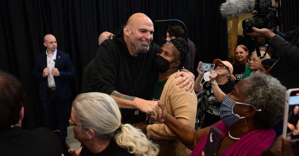 John Fetterman Struggles To Speak Ahead Of Debate With Dr. Oz