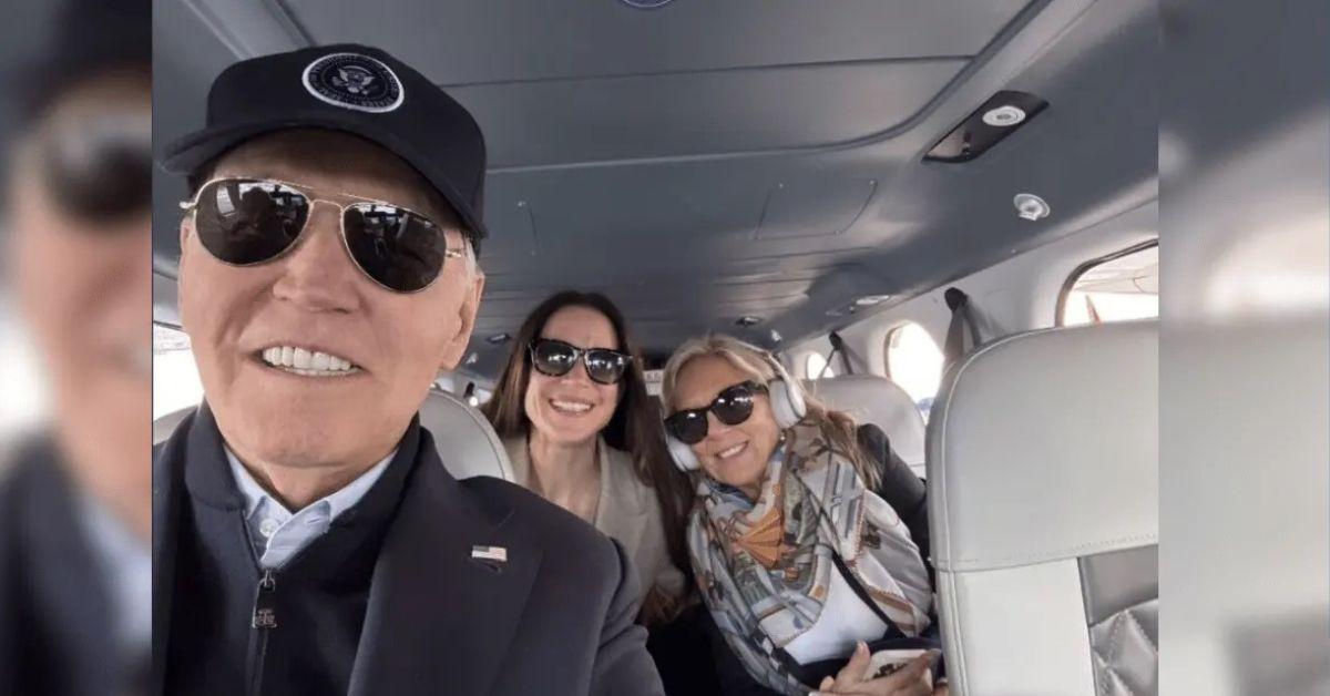 Photo of Joe, Ashley and Jill Biden