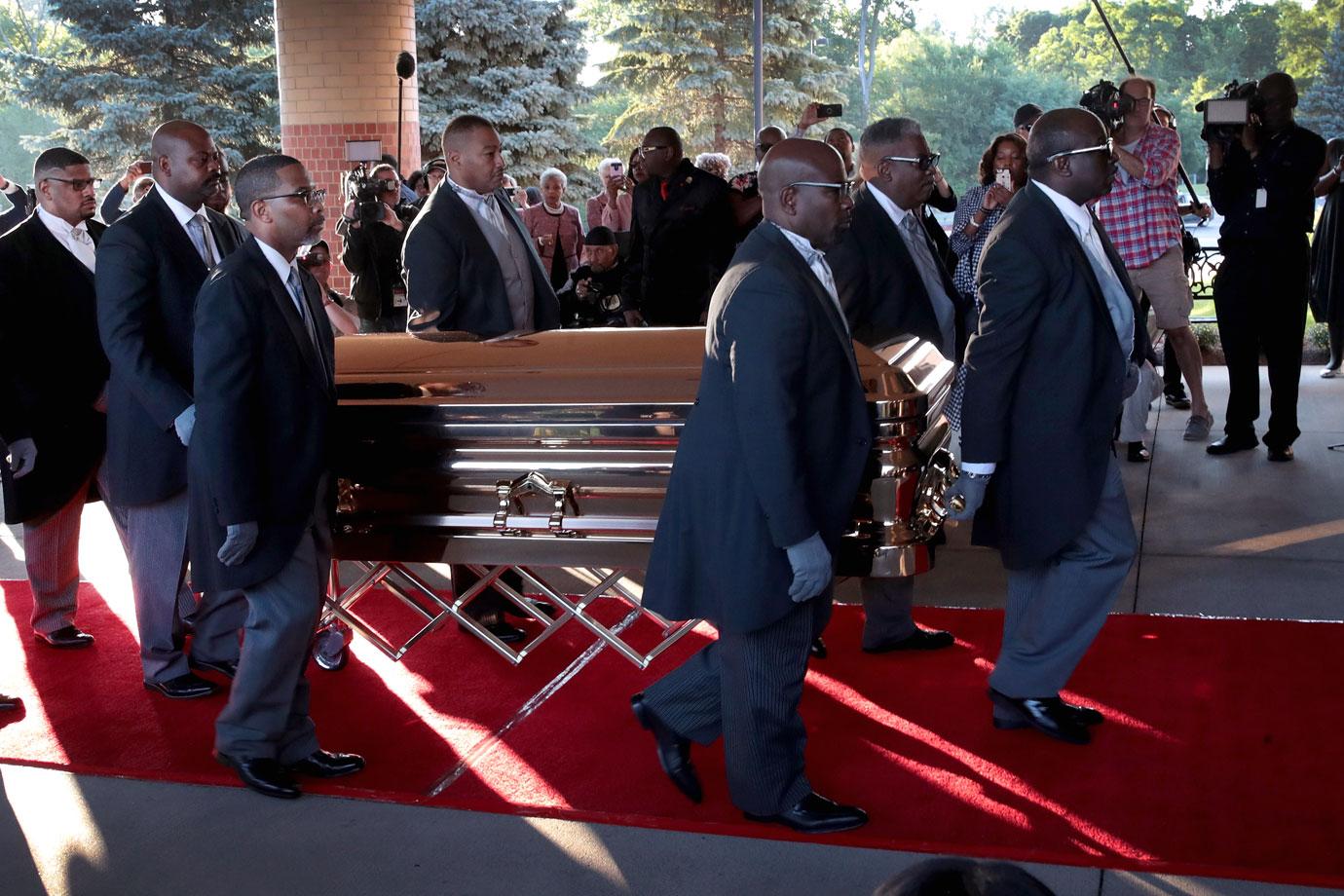 //Aretha Franklin Funeral Photos