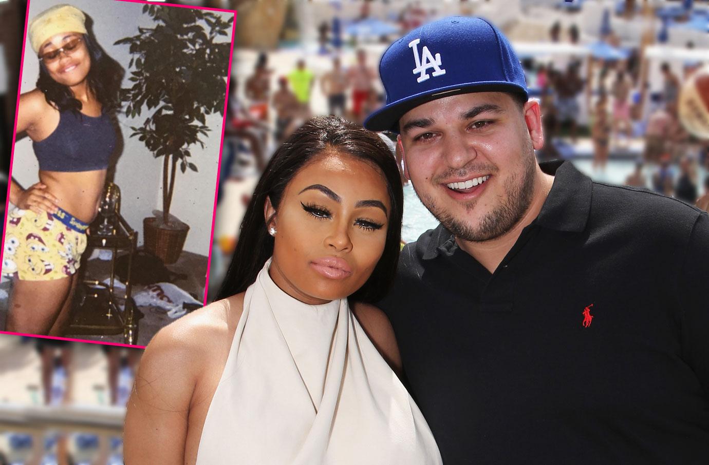 Rob Kardashian Blac Chyna Back Together Throwback Photos