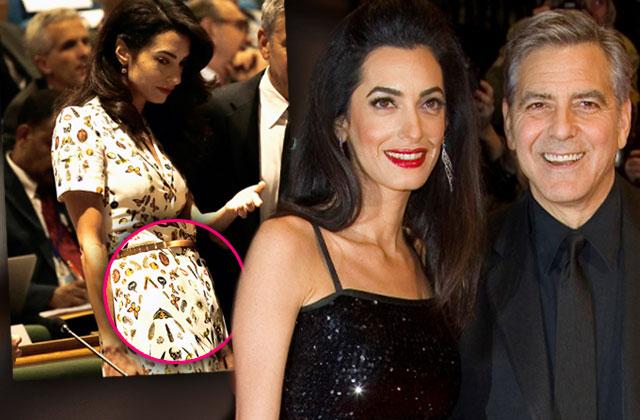 //george clooney amal clooney pregnant confirm pp