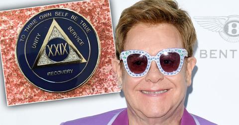 Elton John Celebrates 29 Years Of Sobriety After Drug Problems