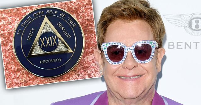 Elton John Celebrates 29 Years Of Sobriety After Drug Problems